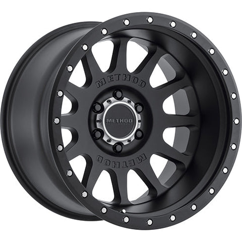 Method Race Wheels NV Matte Black w/ Simulated Beadlock 20x9 | 5x150 (MR60529058512N)