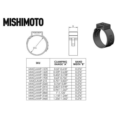Mishimoto Stainless Steel Ear Clamps