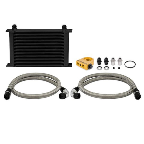 Mishimoto Universal Thermostatic Oil Cooler Kit - 25 Row | Multiple Fitments (MMOC-UHT)