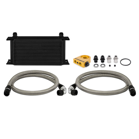 Mishimoto Universal Thermostatic 19 Row Oil Cooler Kit | Multiple Fitments (MMOC-ULT)