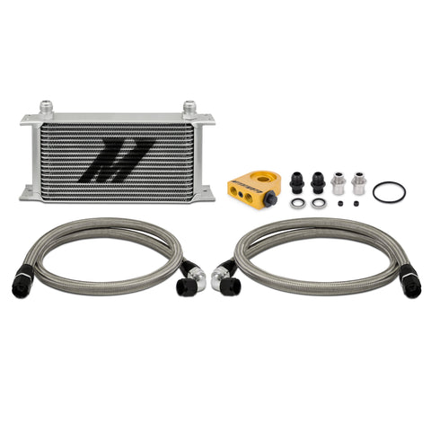 Mishimoto Universal Thermostatic 19 Row Oil Cooler Kit | Multiple Fitments (MMOC-ULT)