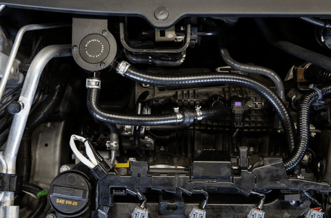 Mishimoto Baffled Oil Catch Can, PCV Side | 2018-2019 Honda Accord 1.5T (MMBCC-ACRD15-18PBE)