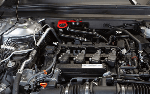 Mishimoto Baffled Oil Catch Can, PCV Side | 2018-2019 Honda Accord 1.5T (MMBCC-ACRD15-18PBE)