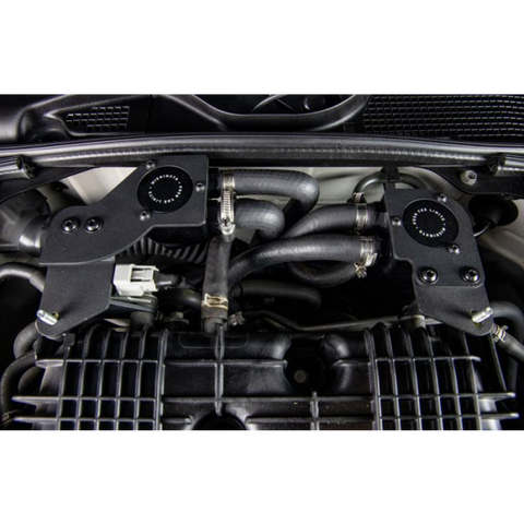 Mishimoto Baffled Oil Catch Can Kit | 2007-2009 Nissan 350Z (MMBCC-350Z-07PBE)