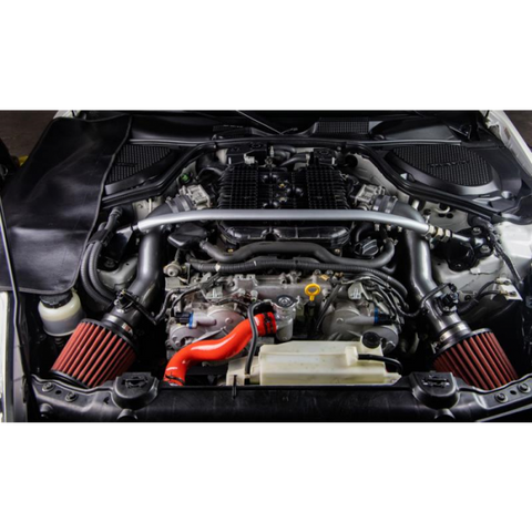 Mishimoto Baffled Oil Catch Can Kit | 2007-2009 Nissan 350Z (MMBCC-350Z-07PBE)