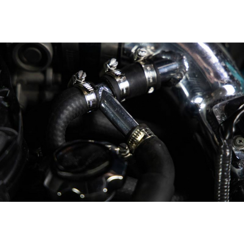 Mishimoto Baffled Oil Catch Can Kit | 2007-2009 Nissan 350Z (MMBCC-350Z-07PBE)