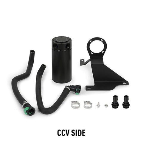 Mishimoto Baffled Oil Catch Can Kit | 2011-2014 Ford F-150 3.5L EcoBoost (MMBCC-F35T-11SBE)