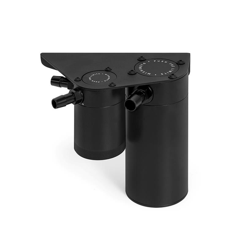 Mishimoto Baffled Dual Oil Catch Can Kit | 2017-2020 F-150 3.5L EcoBoost / Raptor (MMBCC-F35T-17SBE)