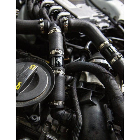 Mishimoto Baffled Oil Catch Can - PCV Side | 2018-2020 Audi S4/S5 (MMBCC-S4-18PBE)