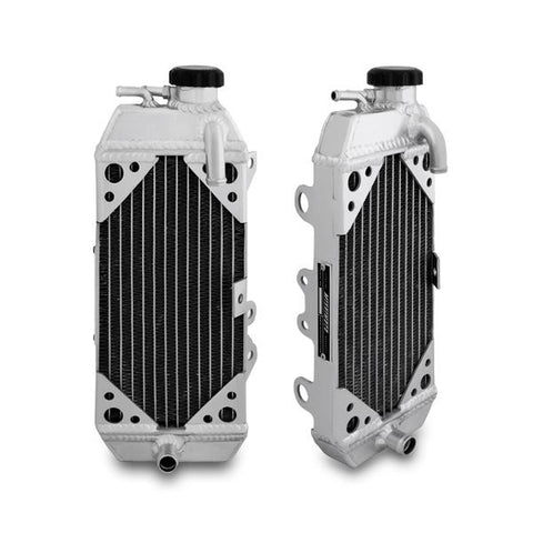 Mishimoto Right Braced Aluminum Dirt Bike Radiator | 2009-2009 Kawasaki KX250F -cyl (MMDB-KX250F-09RX)