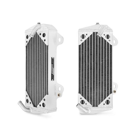 Mishimoto Left Braced Aluminum Dirt Bike Radiator | 2008-2013 Suzuki RMZ450 Base U/K (MMDB-RMZ450-08LX)