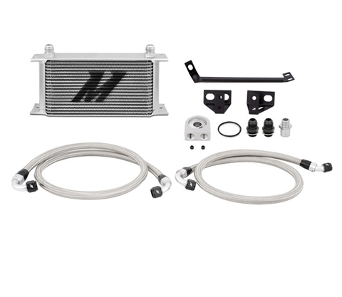 Mishimoto Non-Thermostatic Oil Cooler Kit - Silver | 2015+ Ford Mustang Ecoboost (MMOC-MUS4-15SL) - Modern Automotive Performance
 - 1