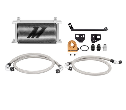 Mishimoto Thermostatic Oil Cooler Kit - Silver | 2015+ Ford Mustang Ecoboost (MMOC-MUS4-15TSL) - Modern Automotive Performance
 - 1