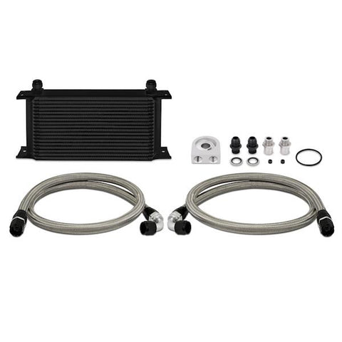Mishimoto Universal 19 Row Oil Cooler Kit | Multiple Fitments (MMOC-ULBK)