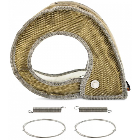 Mishimoto Titanium Turbo Blanket | 2017-2019 Chevrolet/GMC Duramax 6.6L (MMTB-DMAX-17)