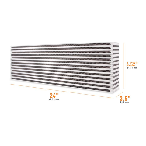 Mishimoto Air-to-Air Intercooler Core - 24" x 6.52" x 3.5" (MMUIC-07)
