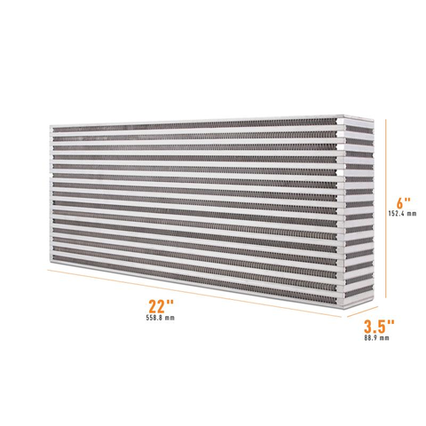 Mishimoto Air-to-Air Intercooler Core - 22" x 6" x 3.5" (MMUIC-09)