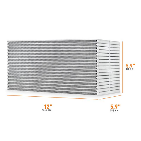 Mishimoto Universal Air-To-Water Race Intercooler Core 12" X 5.90" X 5.90" (MMUIC-W4)