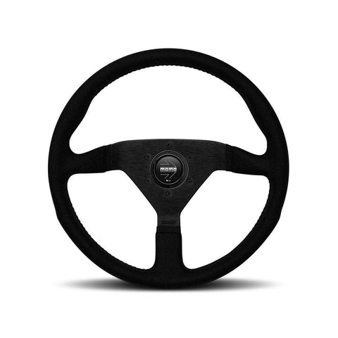 MOMO Montecarlo 350mm Black Alcantara Steering Wheel (MCL35AL)