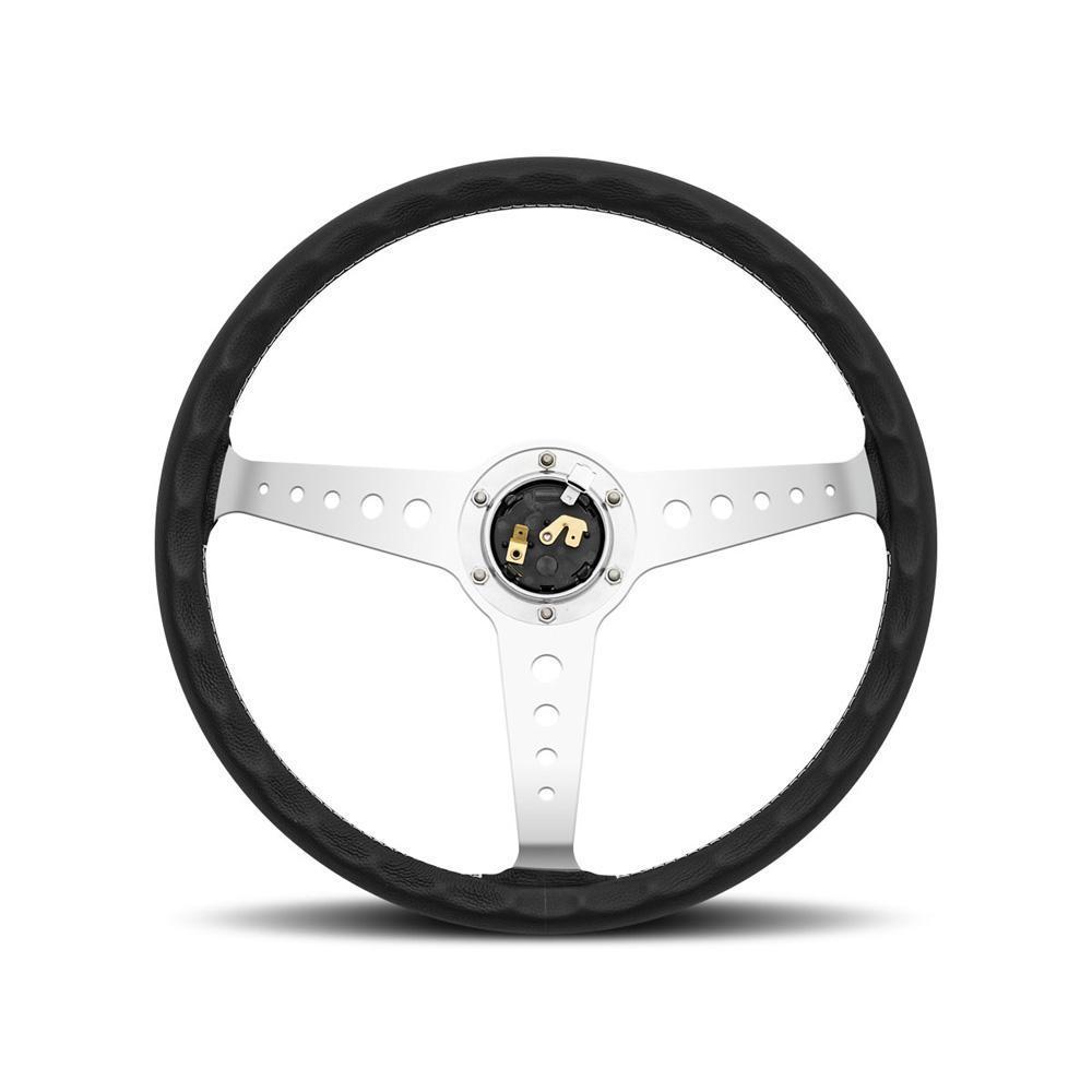 MOMO California 360mm Black Leather Steering Wheel (CAL36BK2S