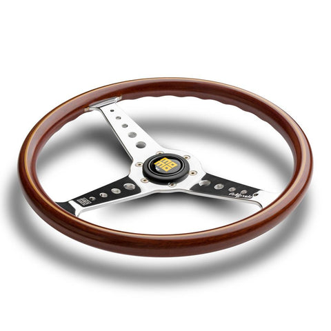 MOMO California 360mm Mahogany Wood Steering Wheel (CAL36WD0P)