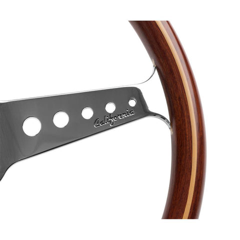 MOMO California 360mm Mahogany Wood Steering Wheel (CAL36WD0P)