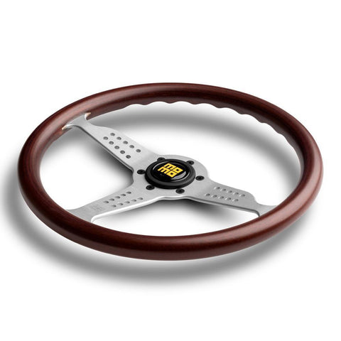 MOMO Grand Prix 350mm Mahogany Wood Steering Wheel (GRA35WD0B)