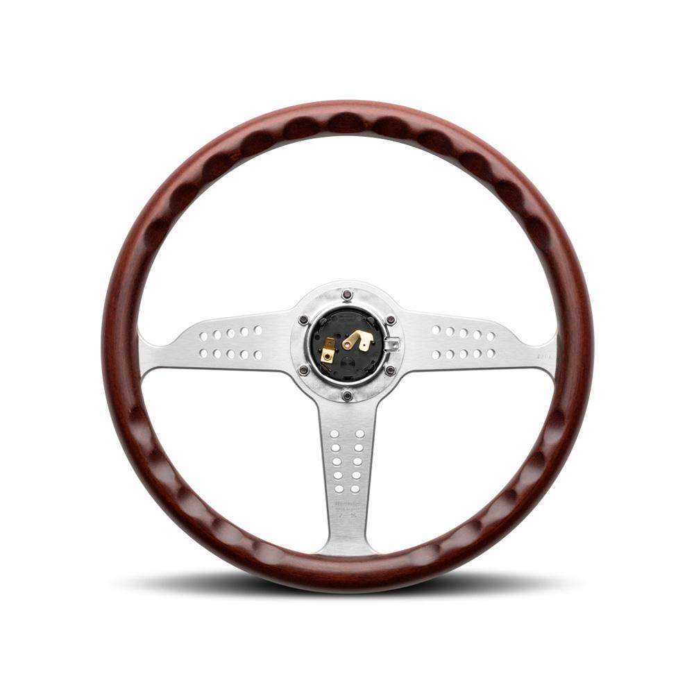 MOMO Grand Prix 350mm Mahogany Wood Steering Wheel (GRA35WD0B 