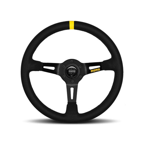 MOMO MOD.08 350mm Black Suede Steering Wheel (R1908/35S)