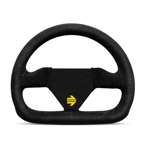 MOMO MOD.12 250mm Black Suede Steering Wheel (R1922/25S)