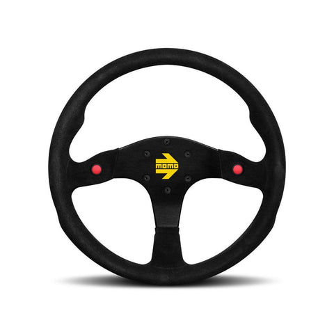 MOMO MOD.80 350mm Black Suede Steering Wheel (R1980/35S)