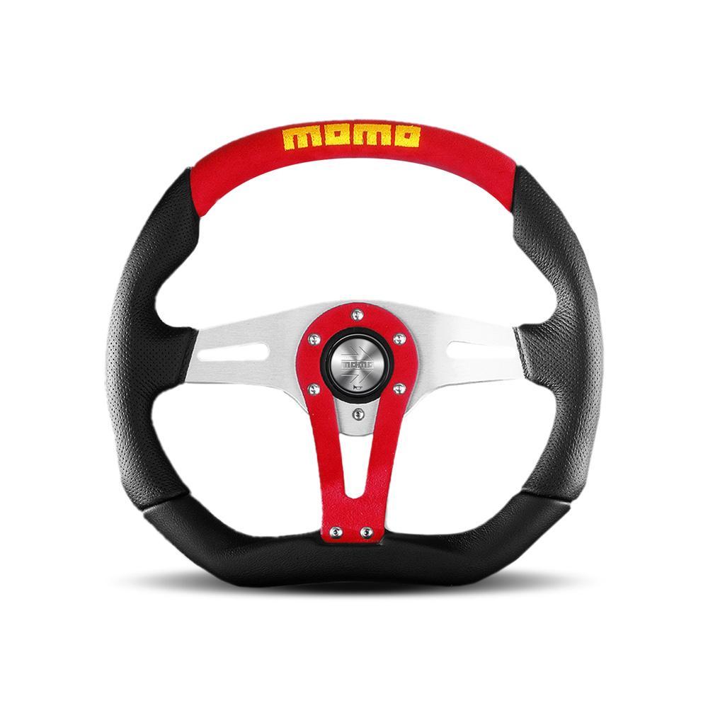 MOMO Trek 350mm Black Airleather Steering Wheel (TRK35BK0