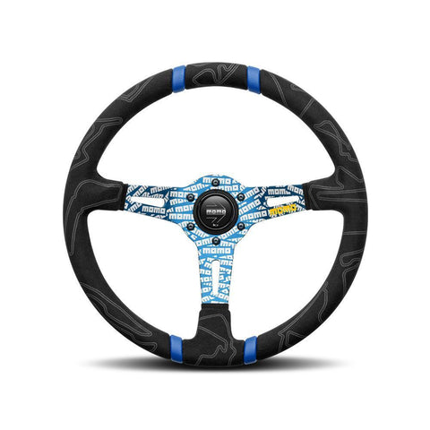MOMO ULTRA 350mm Black Microfiber Steering Wheel (ULT35BK0)