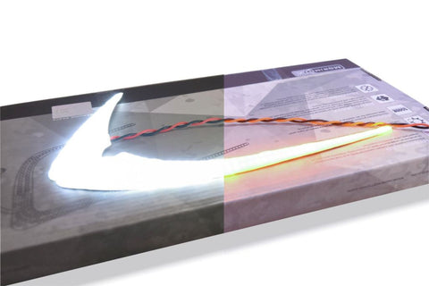 Morimoto Profile Pivot Z-DRLs - Set | Nissan 370Z: 2009-2020 w/ OEM Headlights (LED1020)