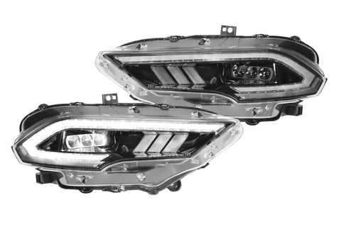 Morimoto XB LED Heads - Pair / ASM | Ford Mustang: 2018-2021 (LF414)