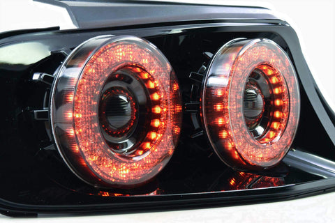 Morimoto XB LED Tails - Pair / Smoked | FORD MUSTANG: 2013-2014 (LF422)