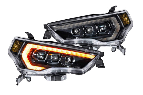 Morimoto XB LED Heads - Pair / ASM / Amber DRL - Gen 2 | Toyota 4Runner: 2014-2021 w/o OEM LED Headlights (LF531.2-A-ASM)