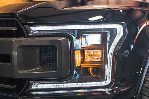 Morimoto XB Hybrid LED Heads - Pair / ASM | FORD F150: 2018-2020 w/o OEM LED Headlights (LF551)