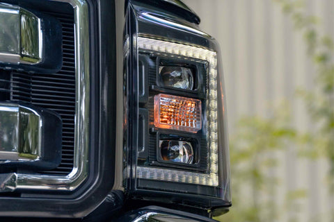 Morimoto XB Hybrid LED Heads - Pair / ASM | Ford Super Duty: 2011-2016 (LF553)
