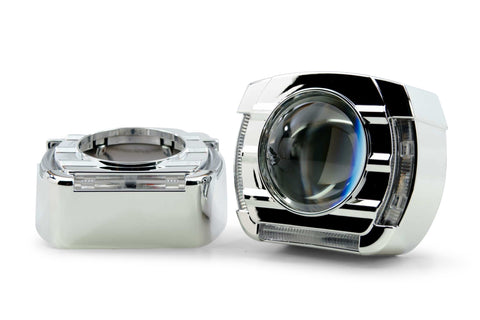 Morimoto FlatBoy Shroud - White/Amber LED Switchback | Multiple Fitments (S360)