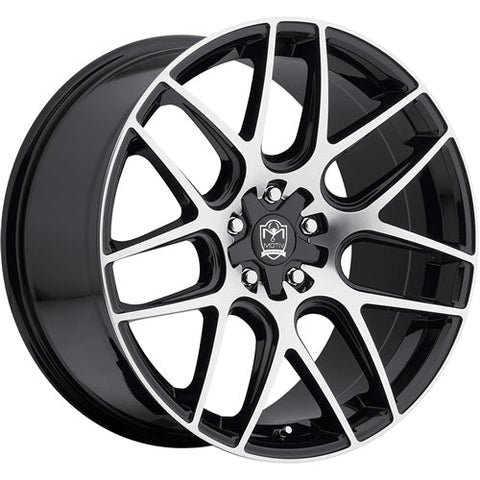 Motiv Wheels Magellan Gloss Black w/ machined Spoke Faces and Outer Lip 20x10 | 5x112/5x114.3 (409MB-2105940)