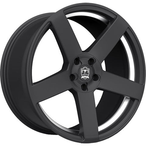 Motiv Wheels Monterey Satin Black w/ Machined Undercut 20x10 | 5x114.3/5x120 (416BU-2105740)