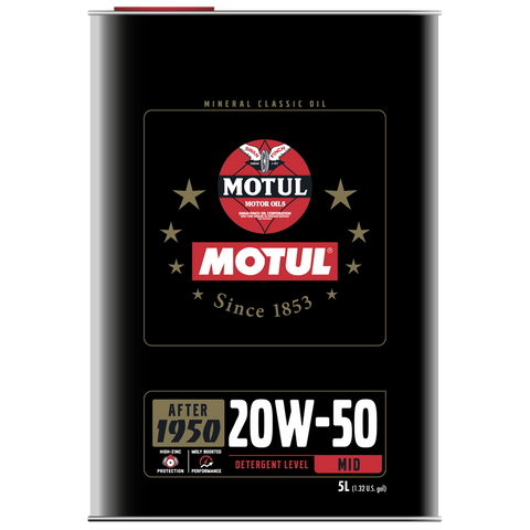 Motul Classic Performance Engine Oil (110622/110621/104512)