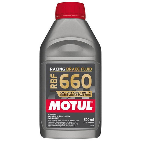 Motul RBF 660 Racing Brake Fluid DOT 4 | 0.5L Bottle (101667)