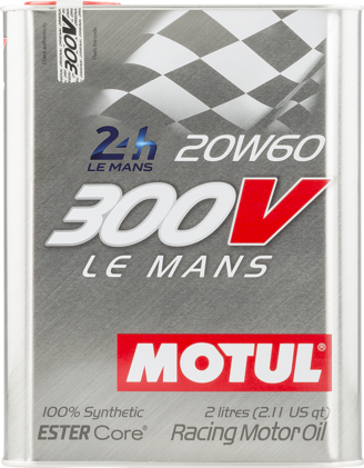 Motul 300V Synthetic Racing Oil 20W60 Le Mans | 2 Liter Tin (104245)