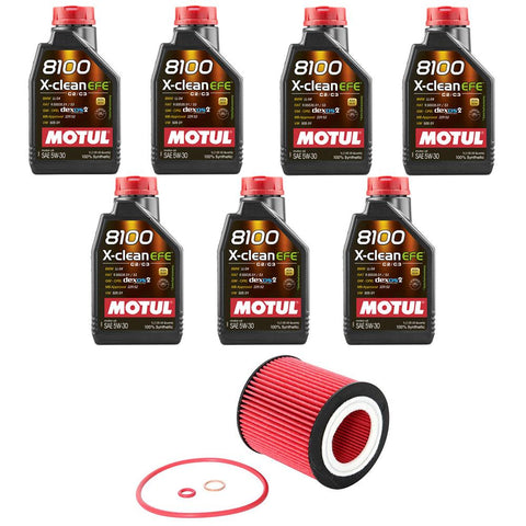 Motul 5W-30 Oil Change Kit w/ K&N HP Filter | 07-13 BMW 335i 3.0L / 09-16 Z4 3.0L (14011)