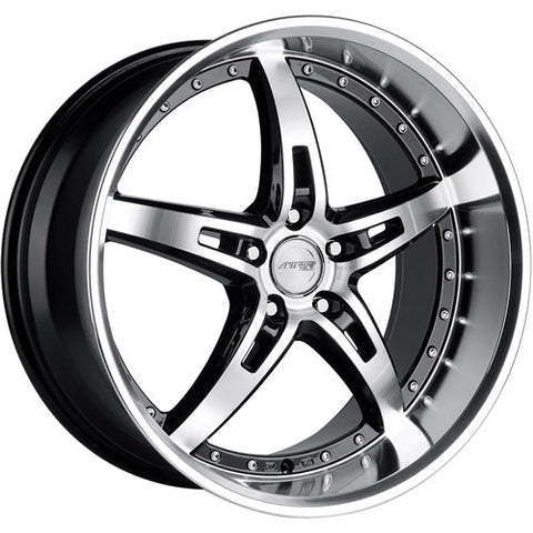 MRR GT5 Series 19x8.5in. 5x4.25 35mm. Offset Wheel (GT05198551435BK-508)