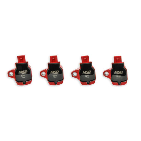 MSD Blaster Coils - 4 Pack | 2016-21 Honda Civic 2.0L and 2015-2019 Honda Fit 1.5L (824943/4)