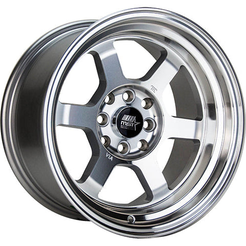 MST Time Attack 17x9 4x100 20mm Offset Wheel (01T-7949-20-BLK)
