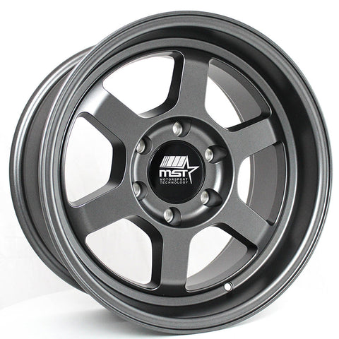 MST Time Attack 17x8.5 6x5.5 -10mm Offset Wheel (01T-78583-N10-MBK)